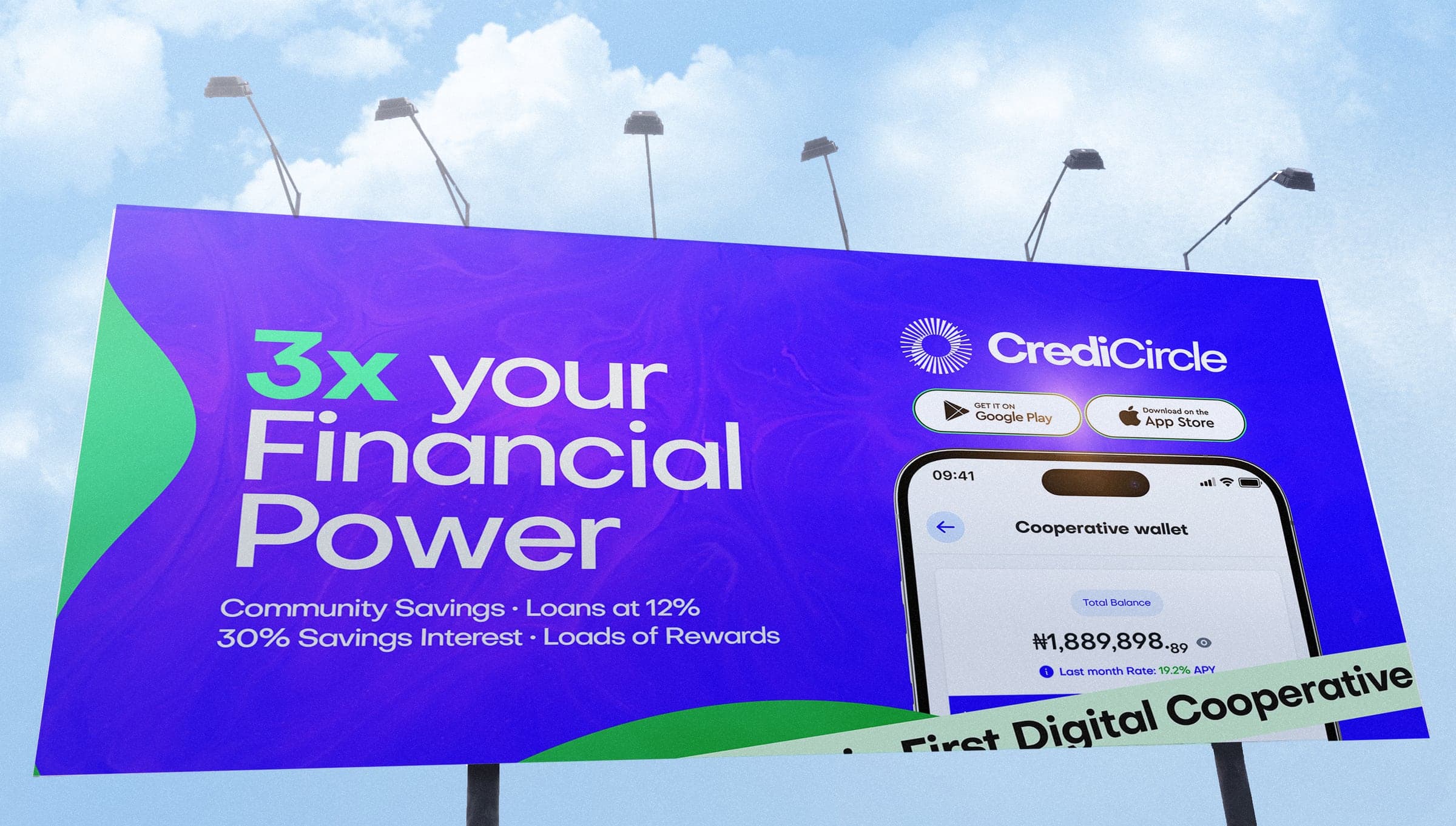 Billboard: Cooperative that 3x your financial power