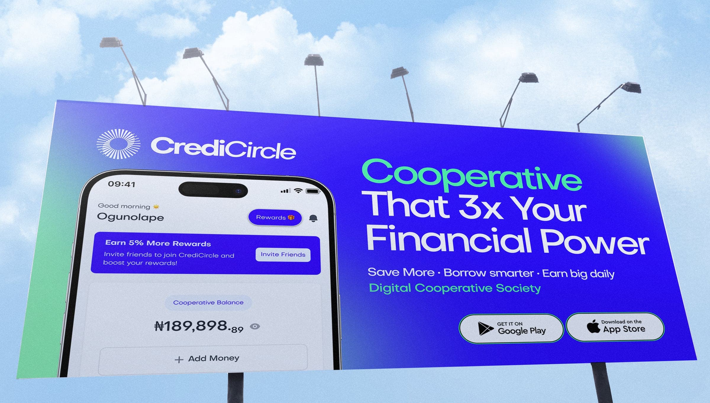 Billboard: 3x your financial power