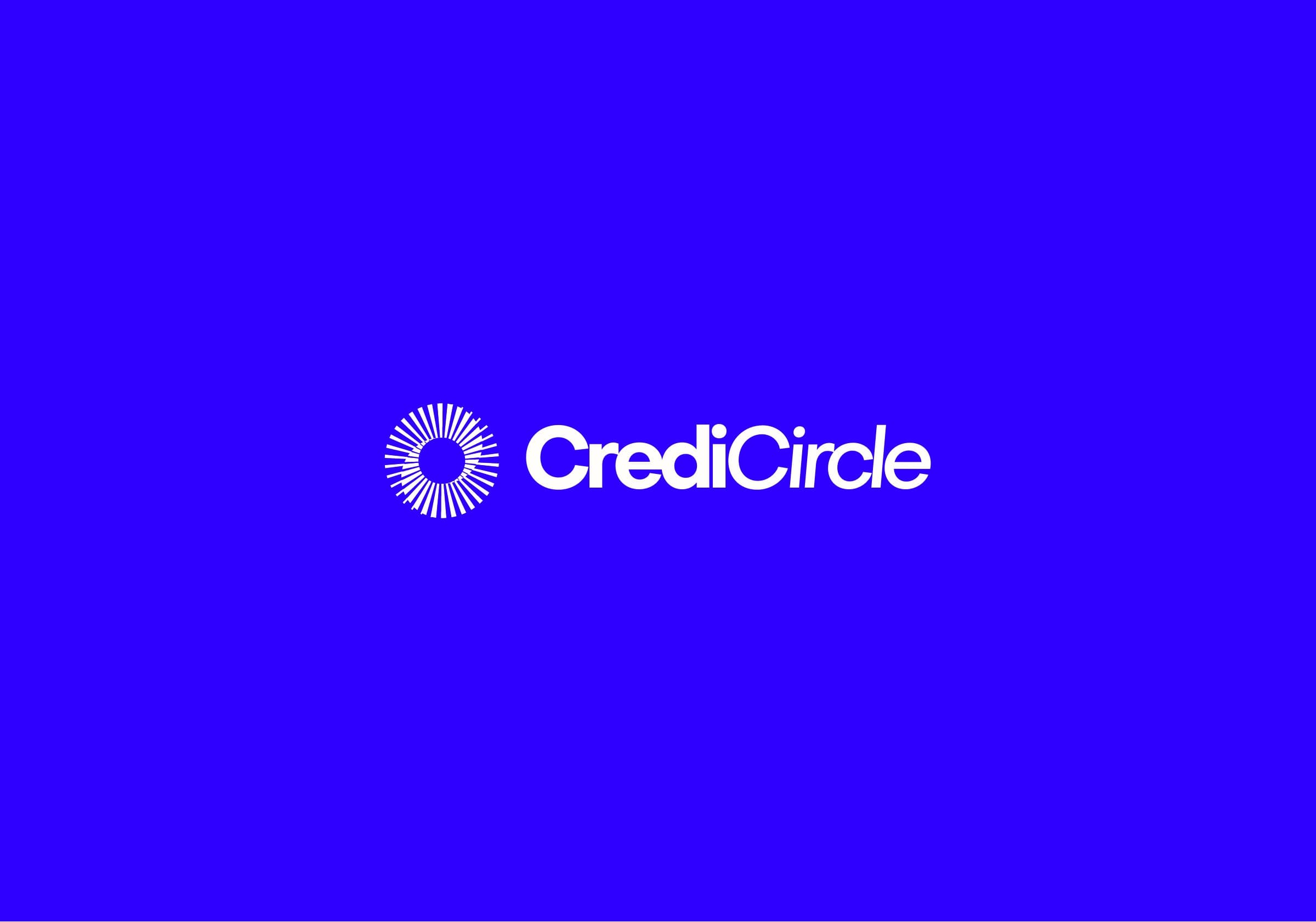 CrediCircle logo on Trustworthy blue