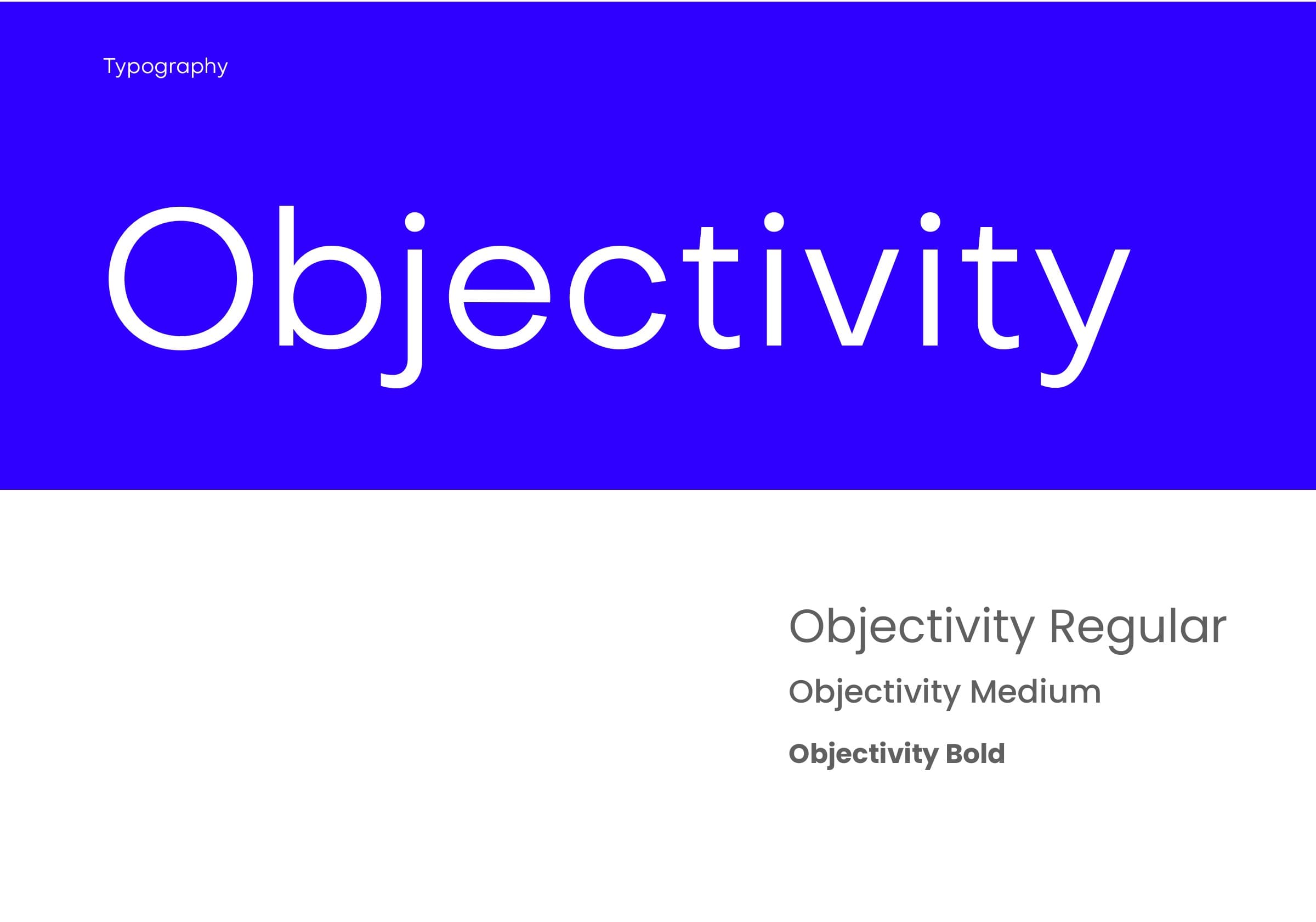 Typography: Objectivity