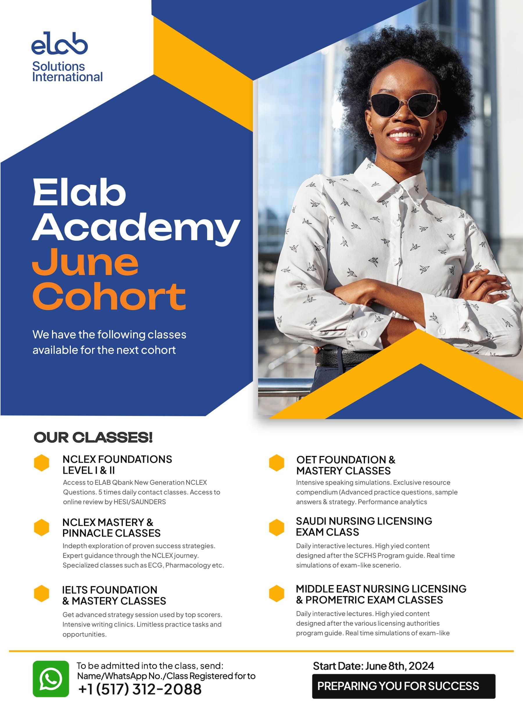Elab Academy June Cohort: all classes