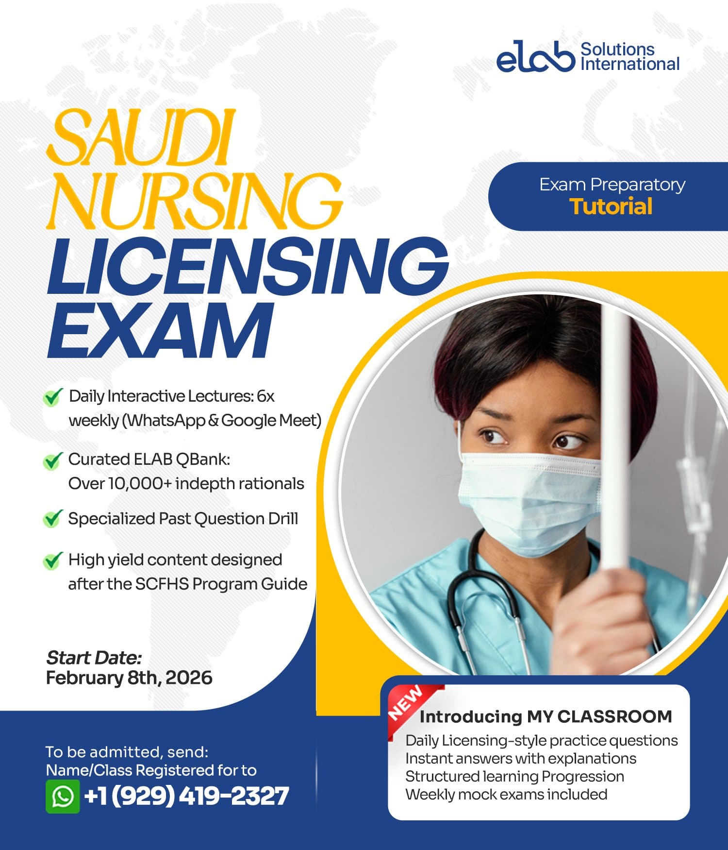Saudi Nursing Licensing Exam, February cohort