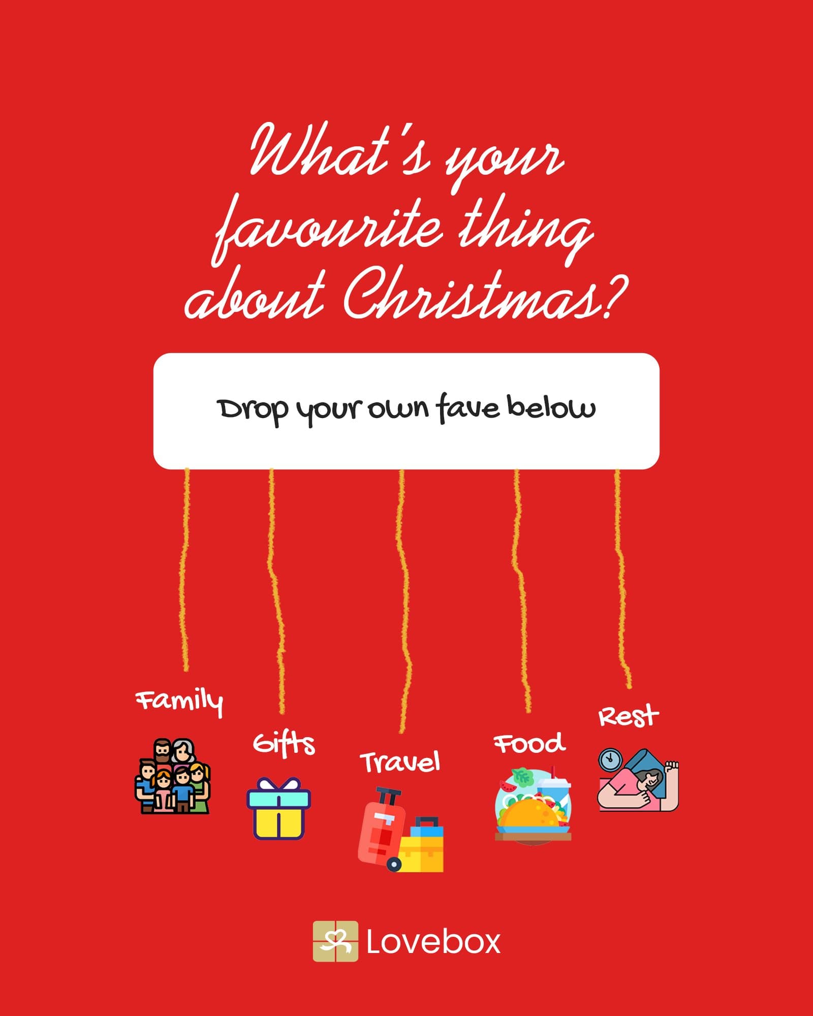 What's your favourite thing about Christmas?
