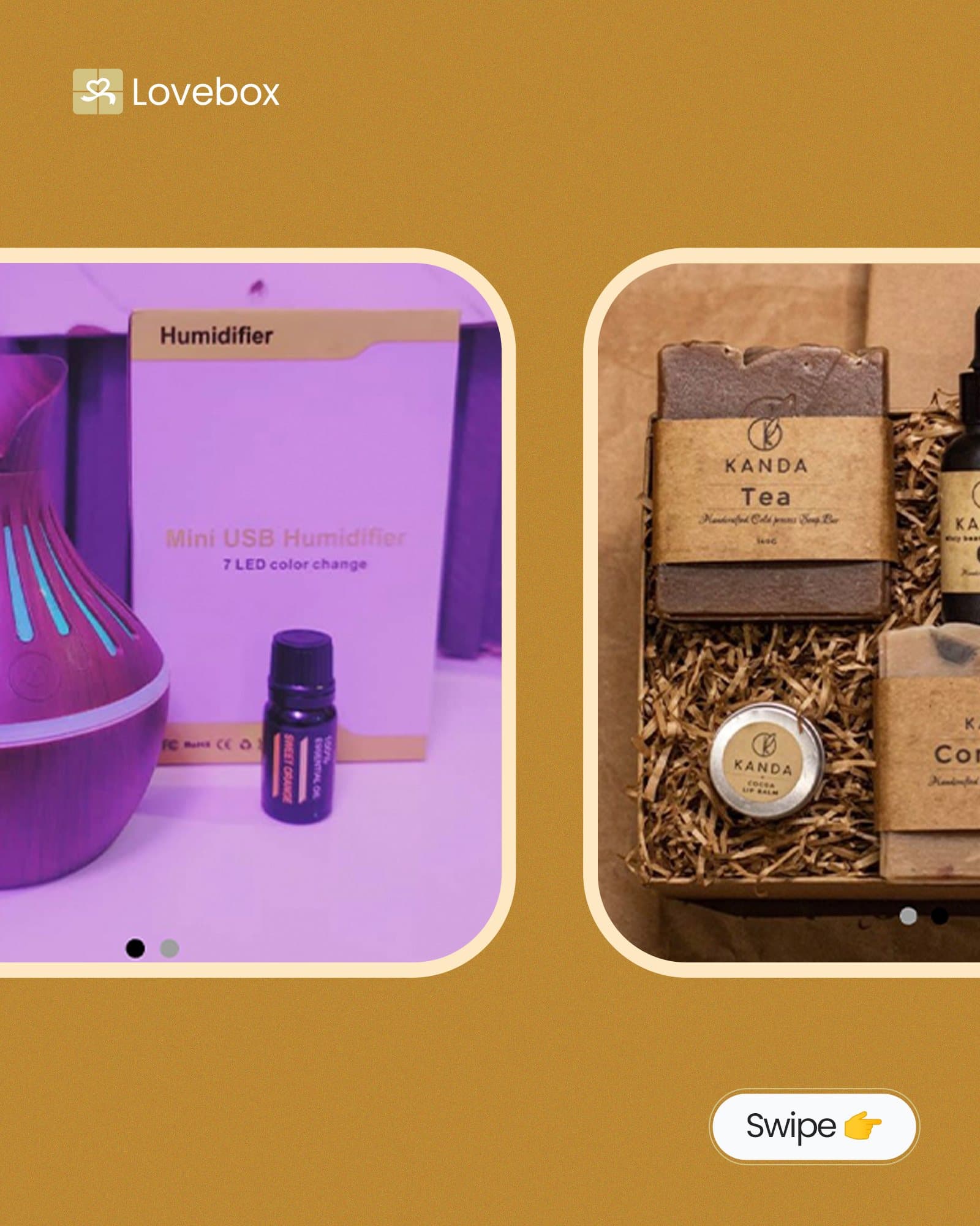 Gift ideas carousel