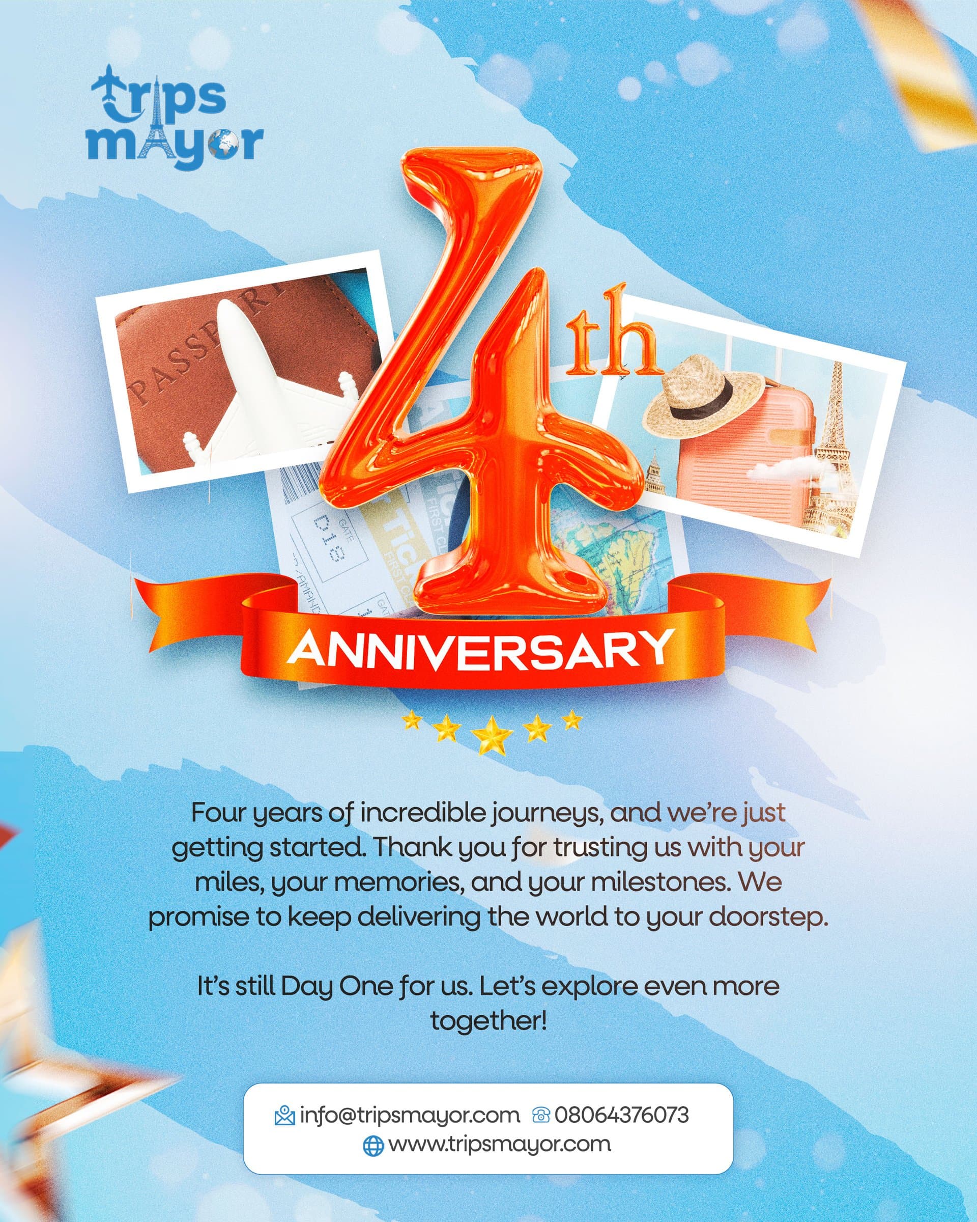 Trips Mayor 4th anniversary