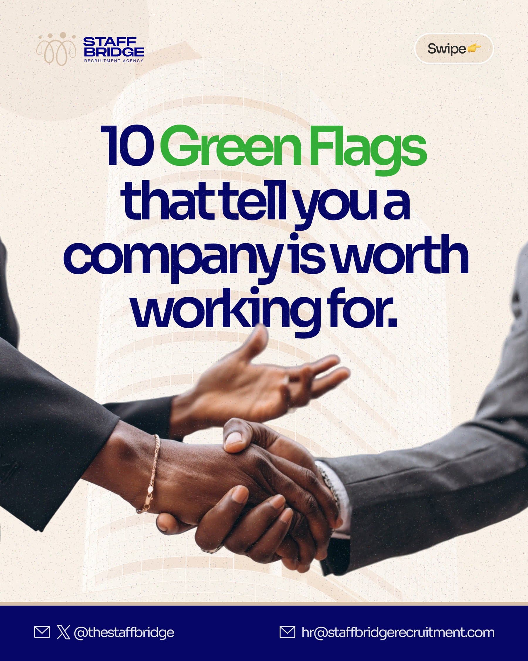 10 green flags that tell you a company is worth working for