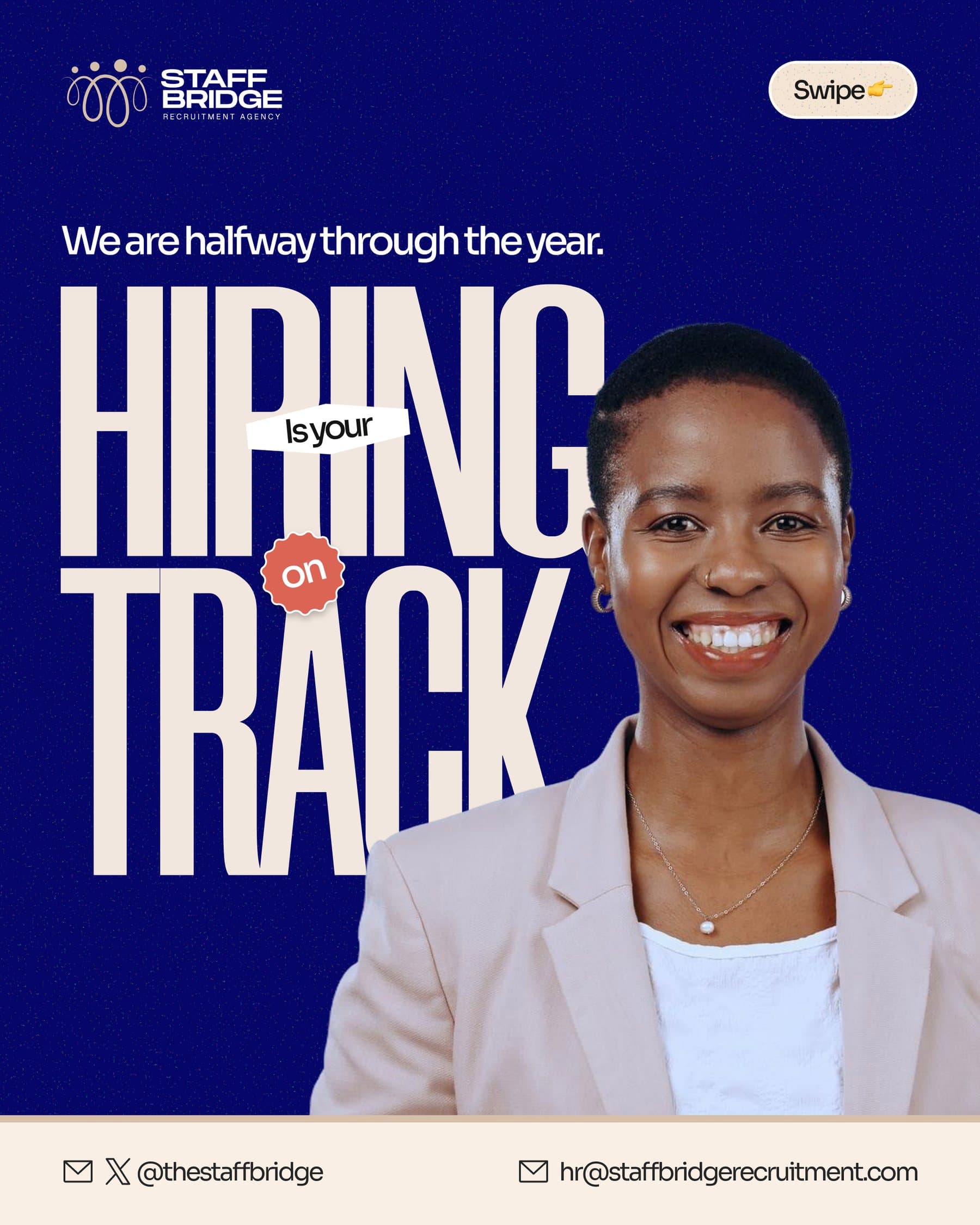 We are halfway through the year. Is your hiring on track?