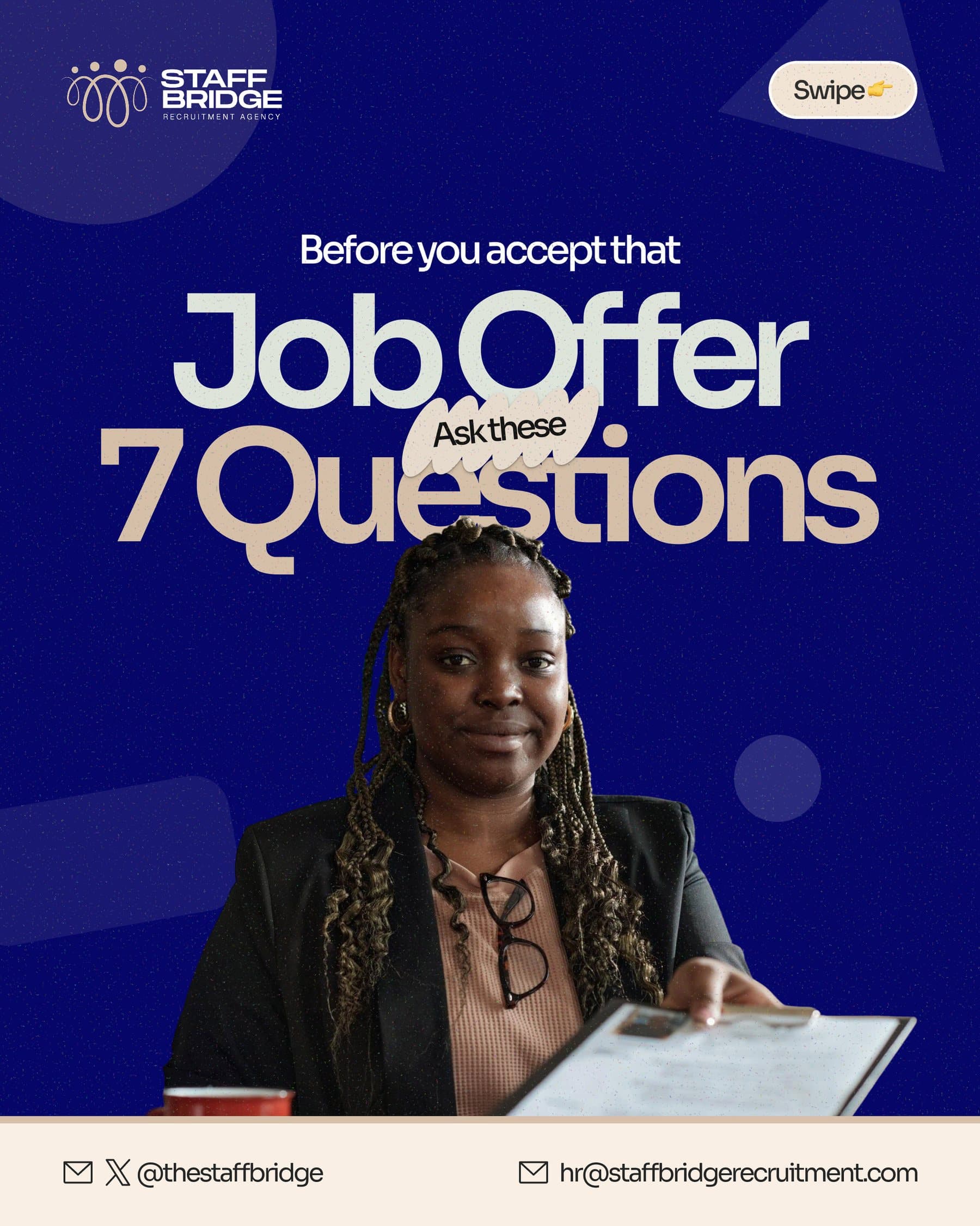 Before you accept that job offer, ask these 7 questions