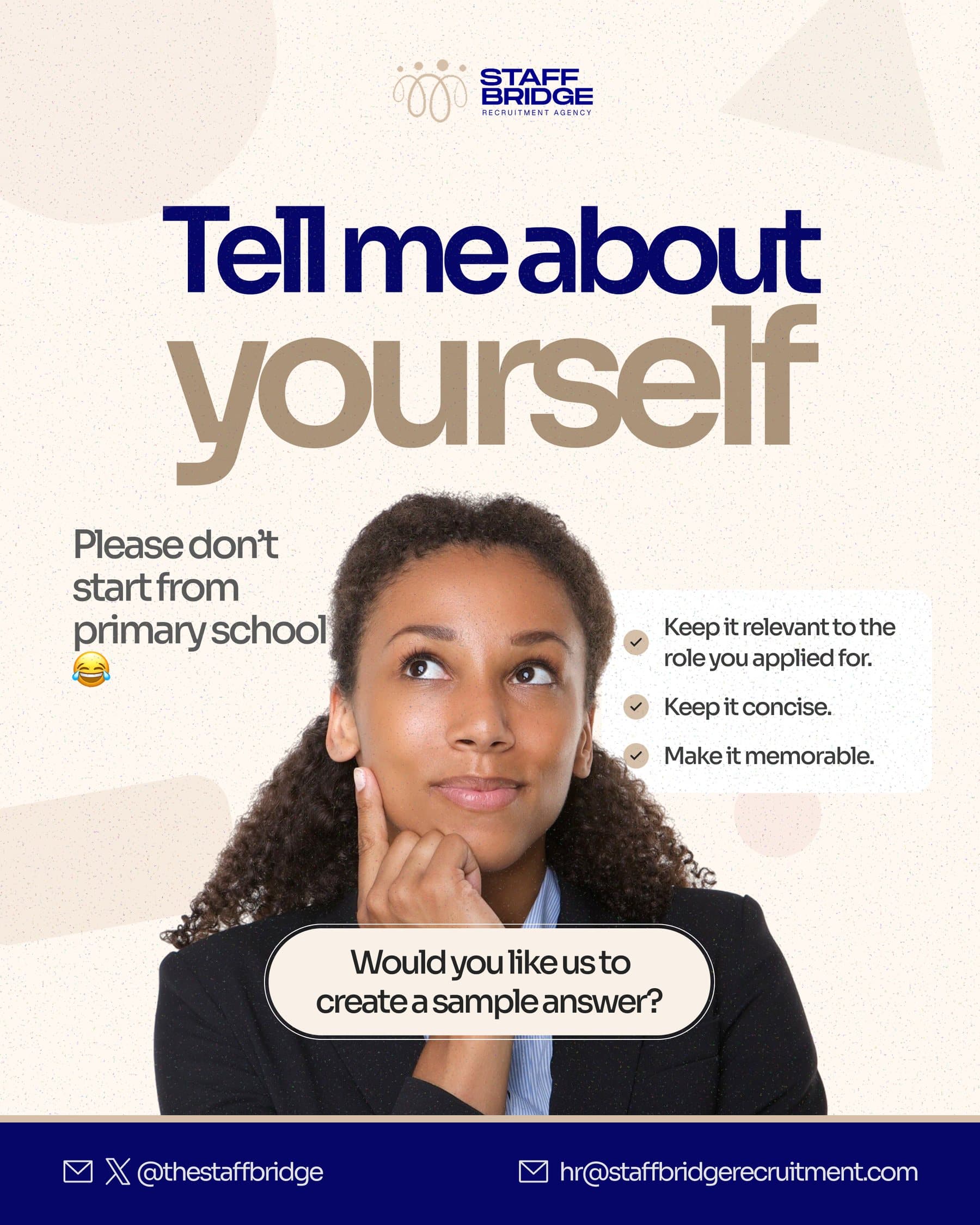 Tell me about yourself