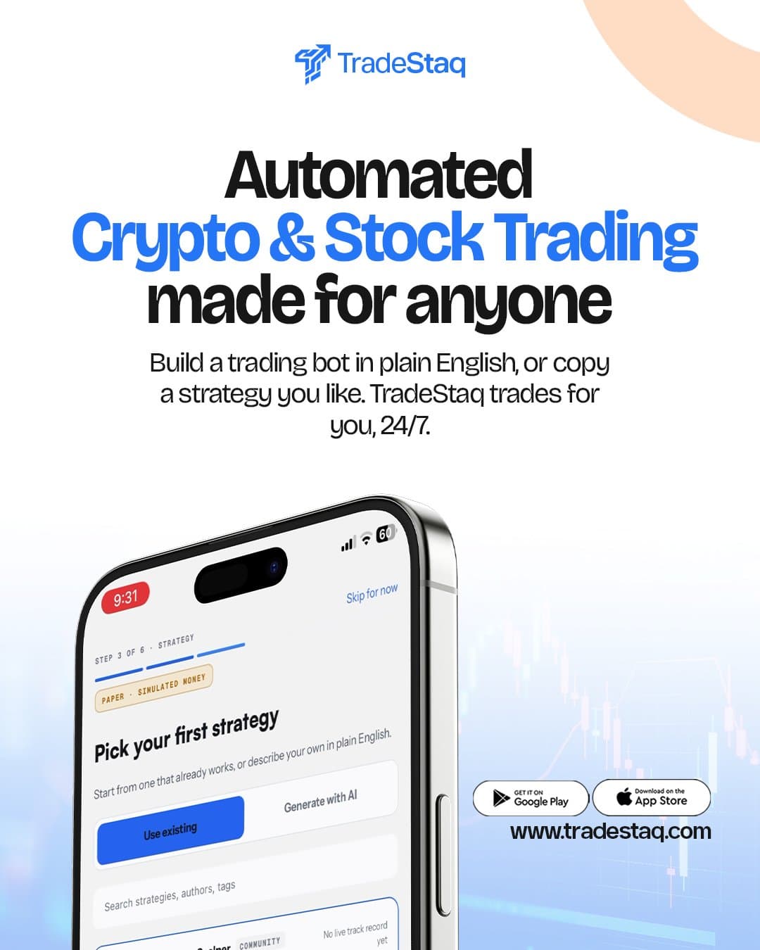 Automated crypto and stock trading made for anyone