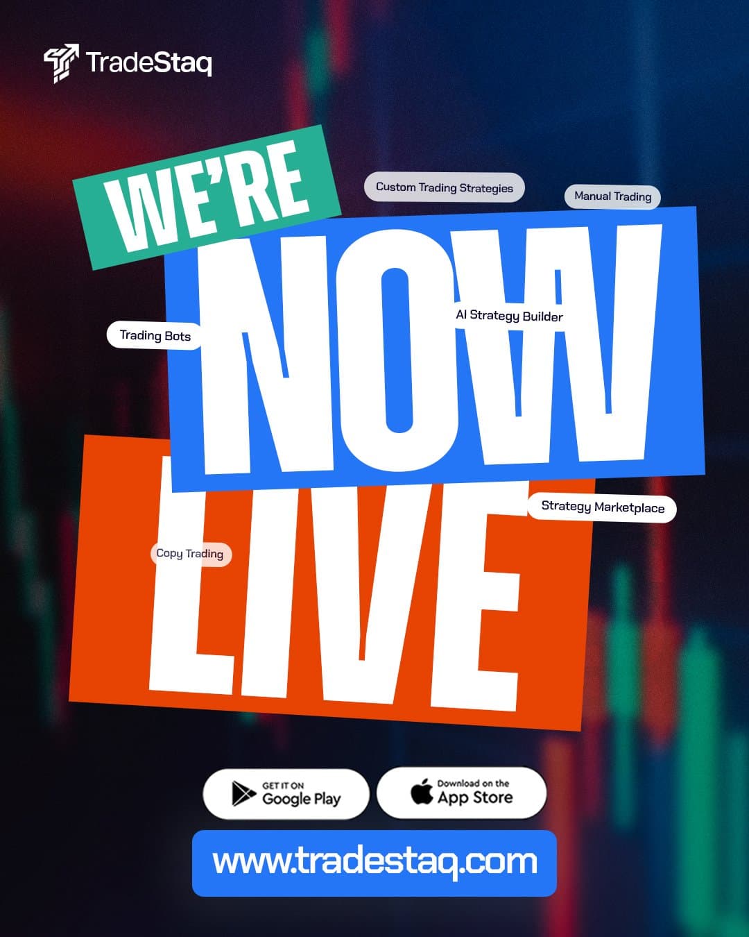We're now live